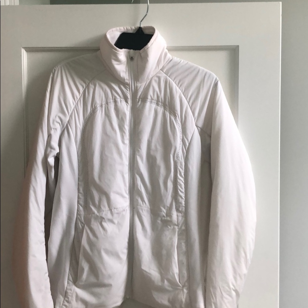 Lulu lemon white down jacket